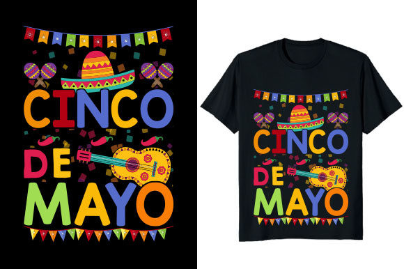 Cinco De Mayo Graphic T-shirt Design Review