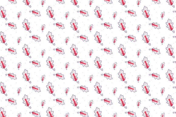 Fall Beauty Leaves Retro Style Pattern Review