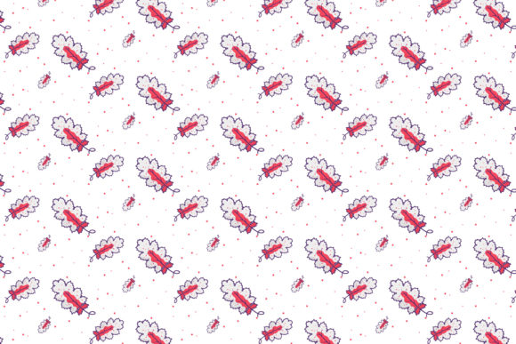 Fall Leaves Freckle Retro Pattern Review