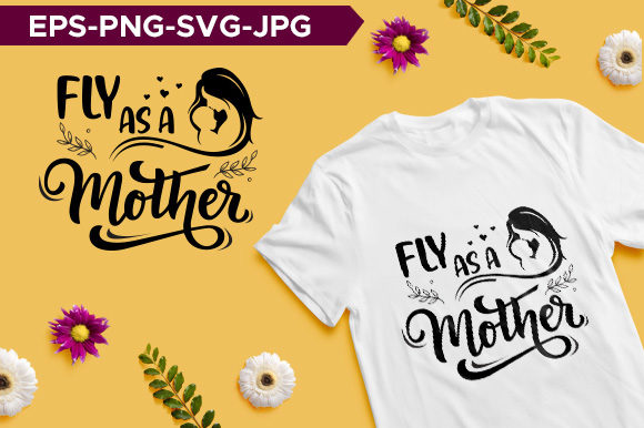 Fly As a Mother Typography T-shirt Review